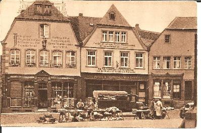 Saar125/  Alte Ansichtskarte St. Wendel, Markt Am Domplatz Mit Flohmarkt Und Geschäften - Kreis Sankt Wendel