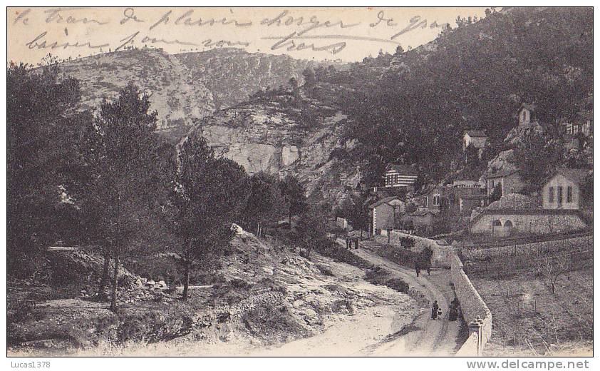 13 /  TOP BANLIEUE DE MARSEILLE / LA BARASSE /  ENTREE DU VALLON - Saint Marcel, La Barasse, Saintt Menet