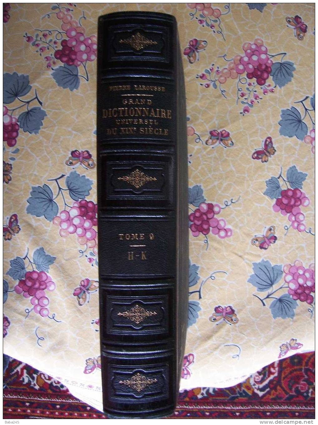 GRAND DICTIONNAIRE UNIVERSEL DU XIX ° SIECLE PIERRE LAROUSSE TOME 9 1873 - Dictionaries