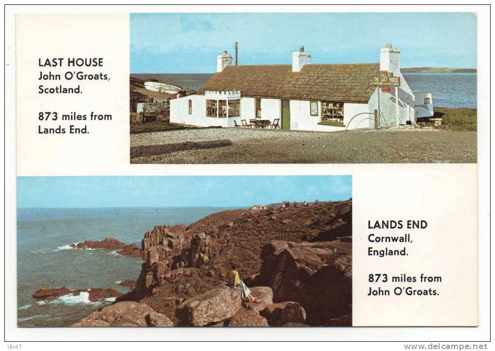 - JOHN O' GROATS And LANDS END - Scan Verso - - Caithness