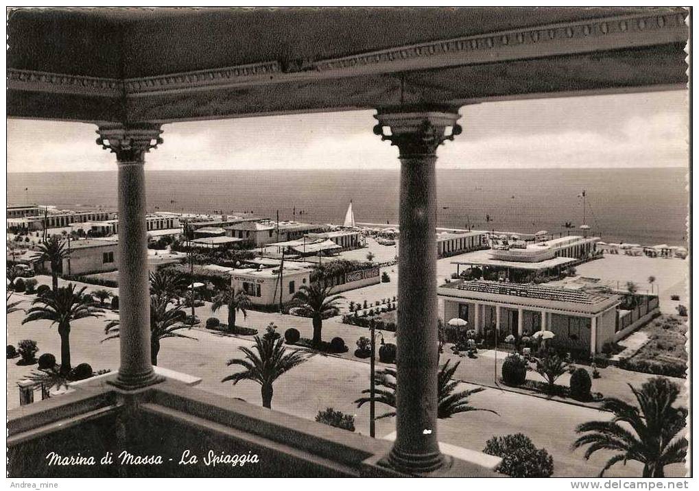 MARINA DI MASSA, LA SPIAGGIA   TOS646 - Massa