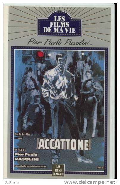 K7 Vidéo VHS Secam  Pier Paolo Pasolini  " Accattone " 1961 VO Sous Titrée - Classic