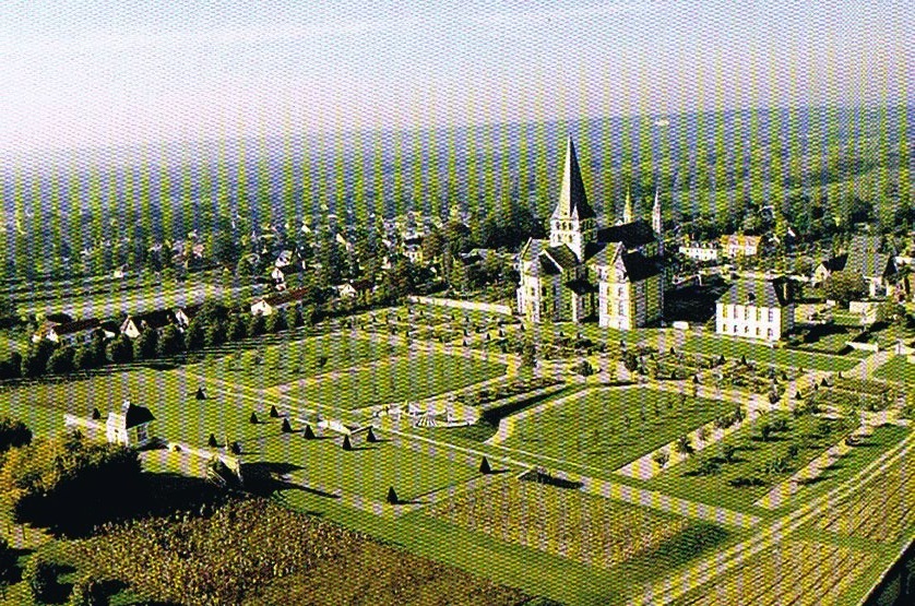 76- SAINT MARTIN De BOSCHERVILLE - Vue Aérienne - Abbaye St Georges - écrite -Edit ATAR-PAYPAL SANS FRAIS - Saint-Martin-de-Boscherville