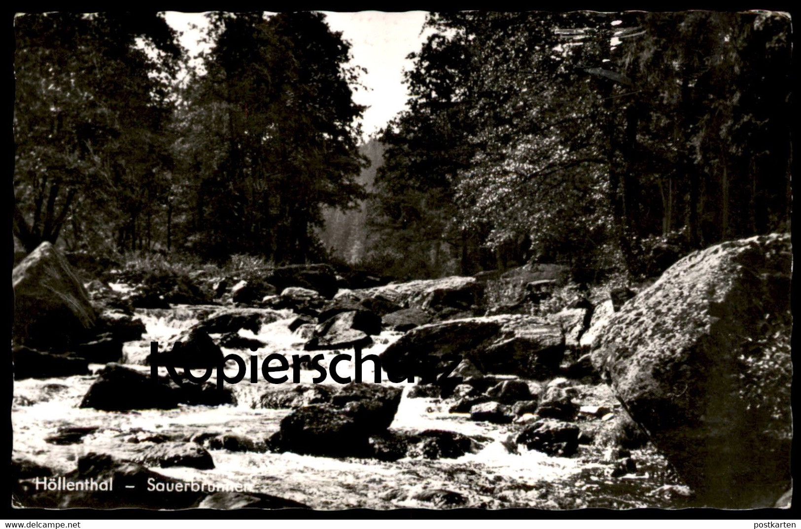 ÄLTERE POSTKARTE HÖLLENTHAL SAUERBRUNNEN HÖLLENTAL FRANKENWALD Bei Naila Hof River Ansichtskarte AK Cpa Postcard - Naila