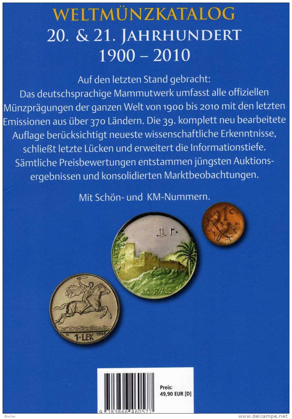 Weltmünzkatalog Schön 2011 Neu 50€ Münzen Des 20.Jahrhundert A-Z Battenberg Verlag Europa Amerika Afrika Asien Ozeanien - Panama