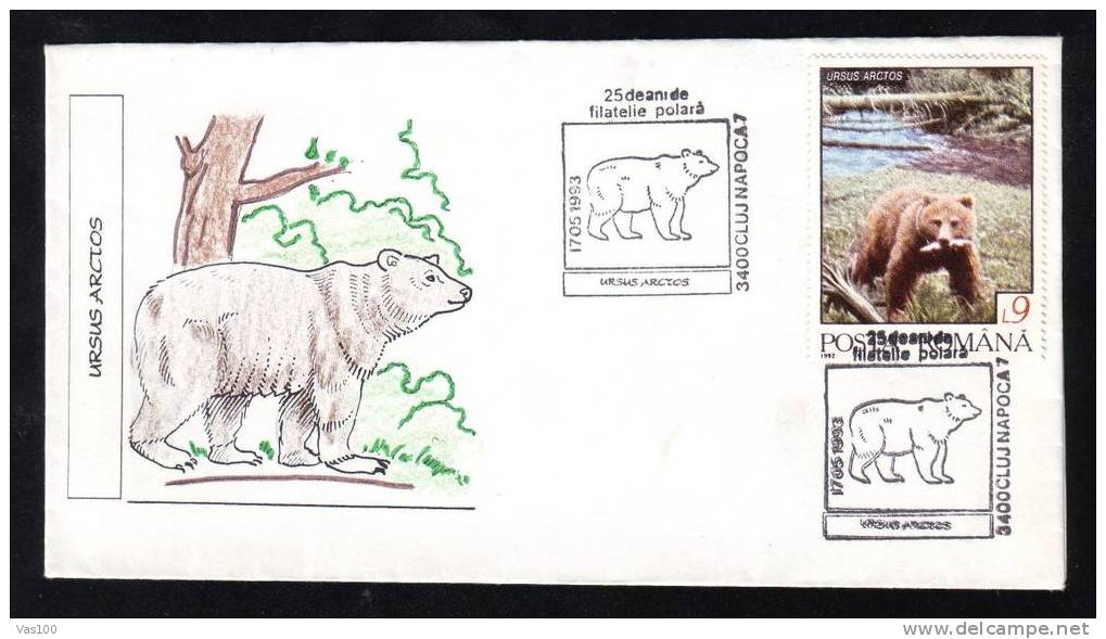 BEARS OURS 1 COVER 1993 PMK  ROMANIA. - Bären