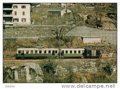 Chemin De Fer, Train Biasca-Acquarossa à Motto-Ludiano 1973, Photo Bodmer 92.1 - Biasca