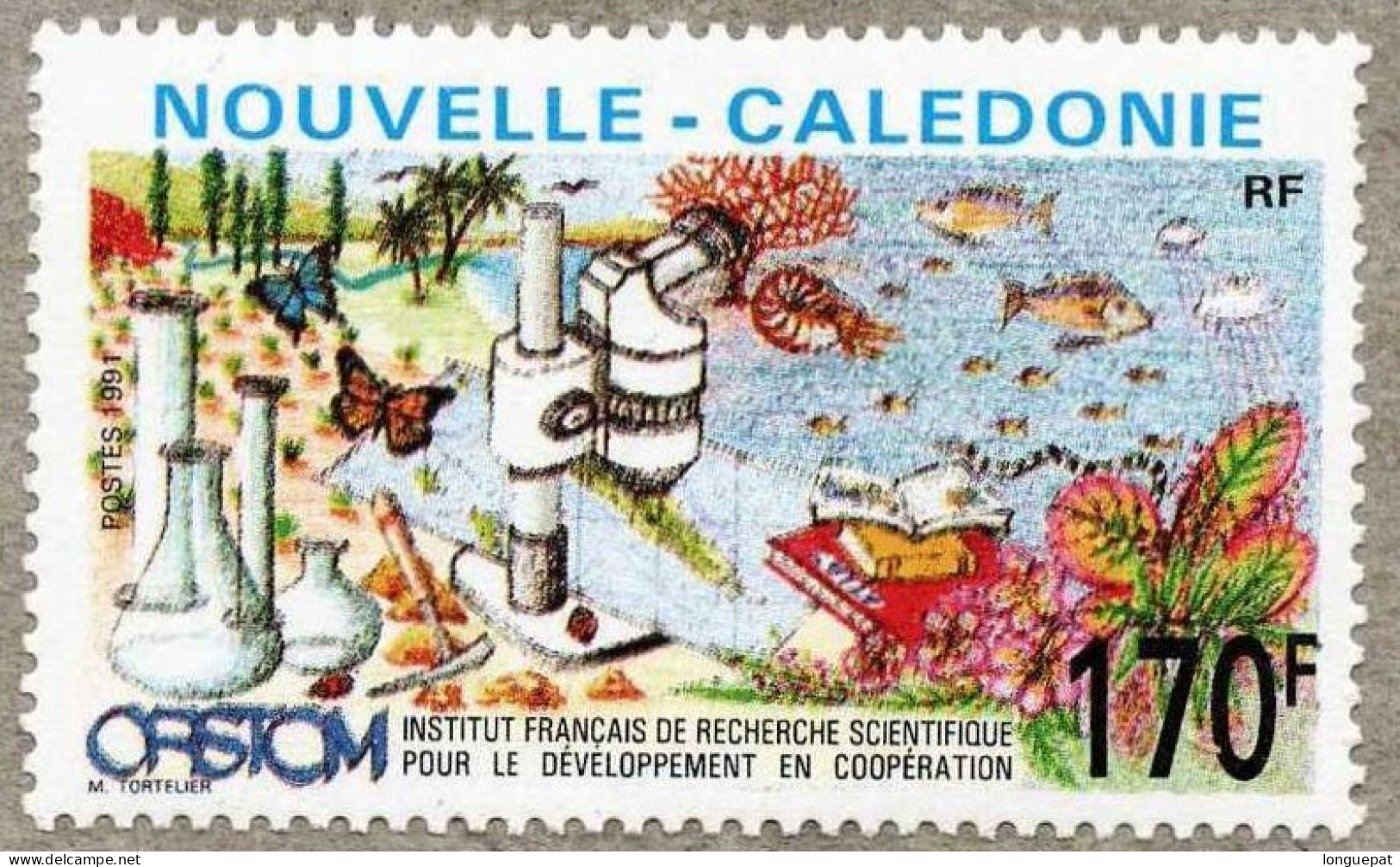 NOUVELLE-CALEDONIE  : Institut Français De Recherche Scientifique Pour Le Développement ; Livres Et Appareils De Labo - Unused Stamps
