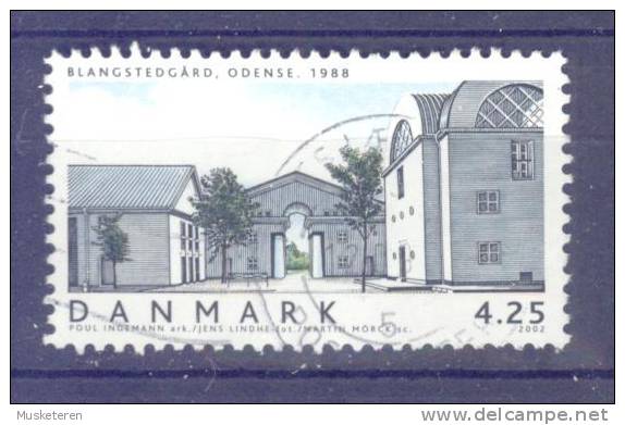 Denmark 2002 Mi. 1322   4.25 Kr Wohnengebäude Wohngebiet Blangstedgård, Odense (1988) - Used Stamps