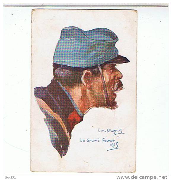 ILLUSTRATEUR   -  DUPUIS  EMILE  -   LA GRURIC  FAVRIER  1915      BE - Dupuis, Emile