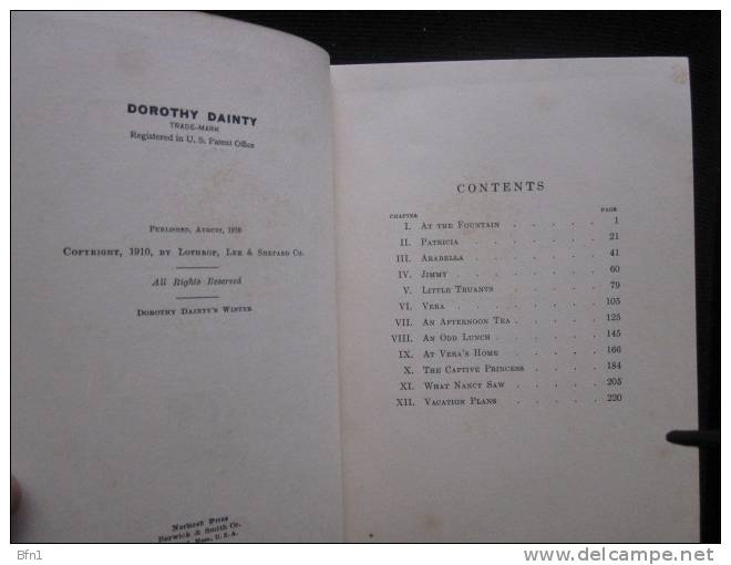 DOROTHY DAINTY´S WINTER - 1910- AMY BROOKS - Bücher Für Die Kleinsten