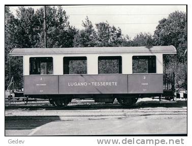 Chemin De Fer, Train Wagon Ex MOB à Tesserete 1967 Photo Rochaix 182.10 LT - Tesserete 