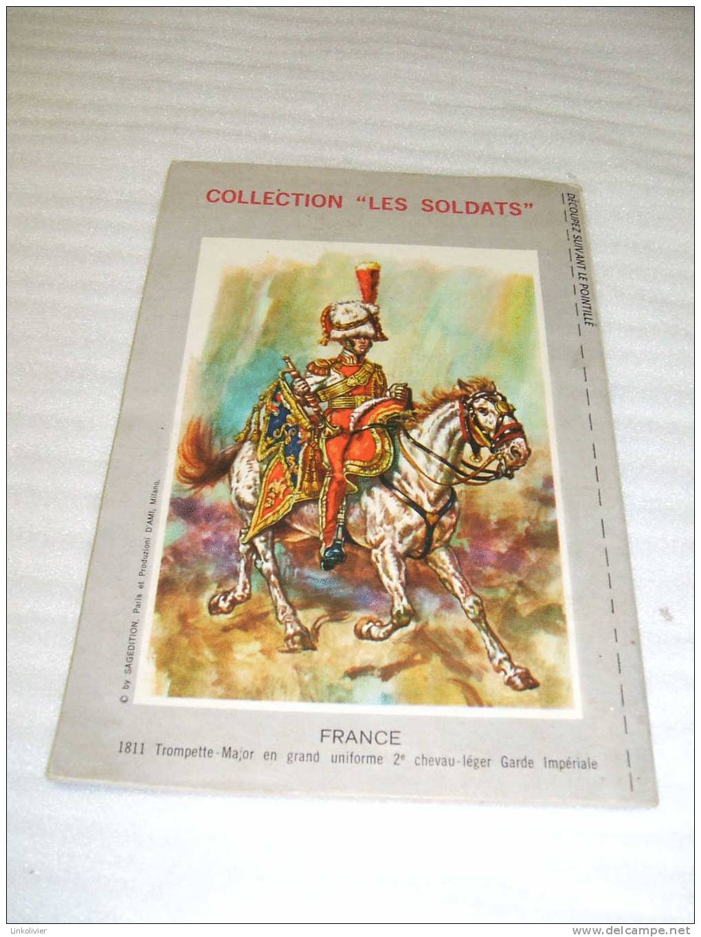 TOM Et JERRY Mensuel N° 56 - SAGEDITION 1972 - Dos Vignette Soldat De La Garde Impériale 1811 - Sagédition