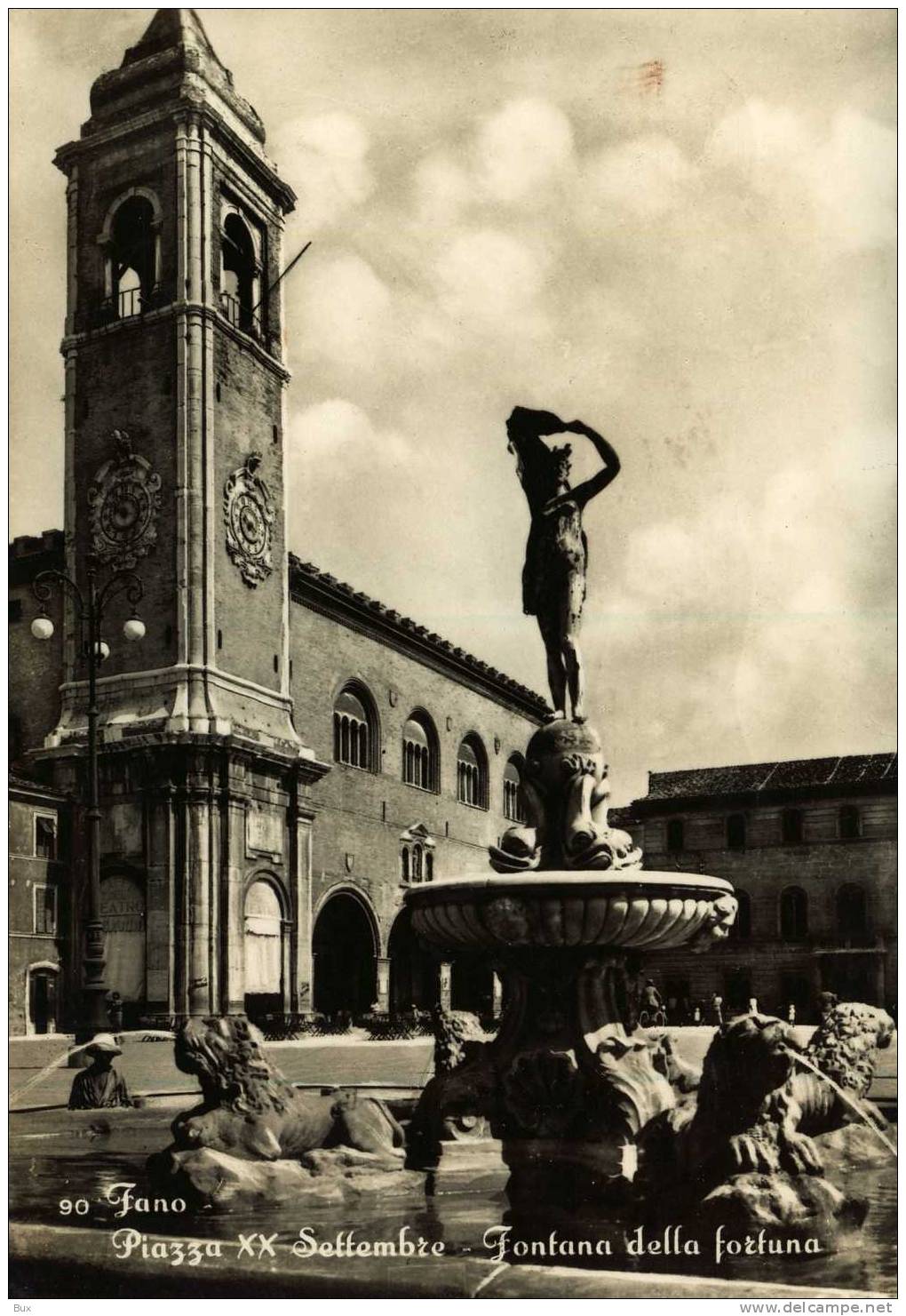 FANO FONTANA  MARCHE - VIAGGIATA COME DA FOTO - Fano