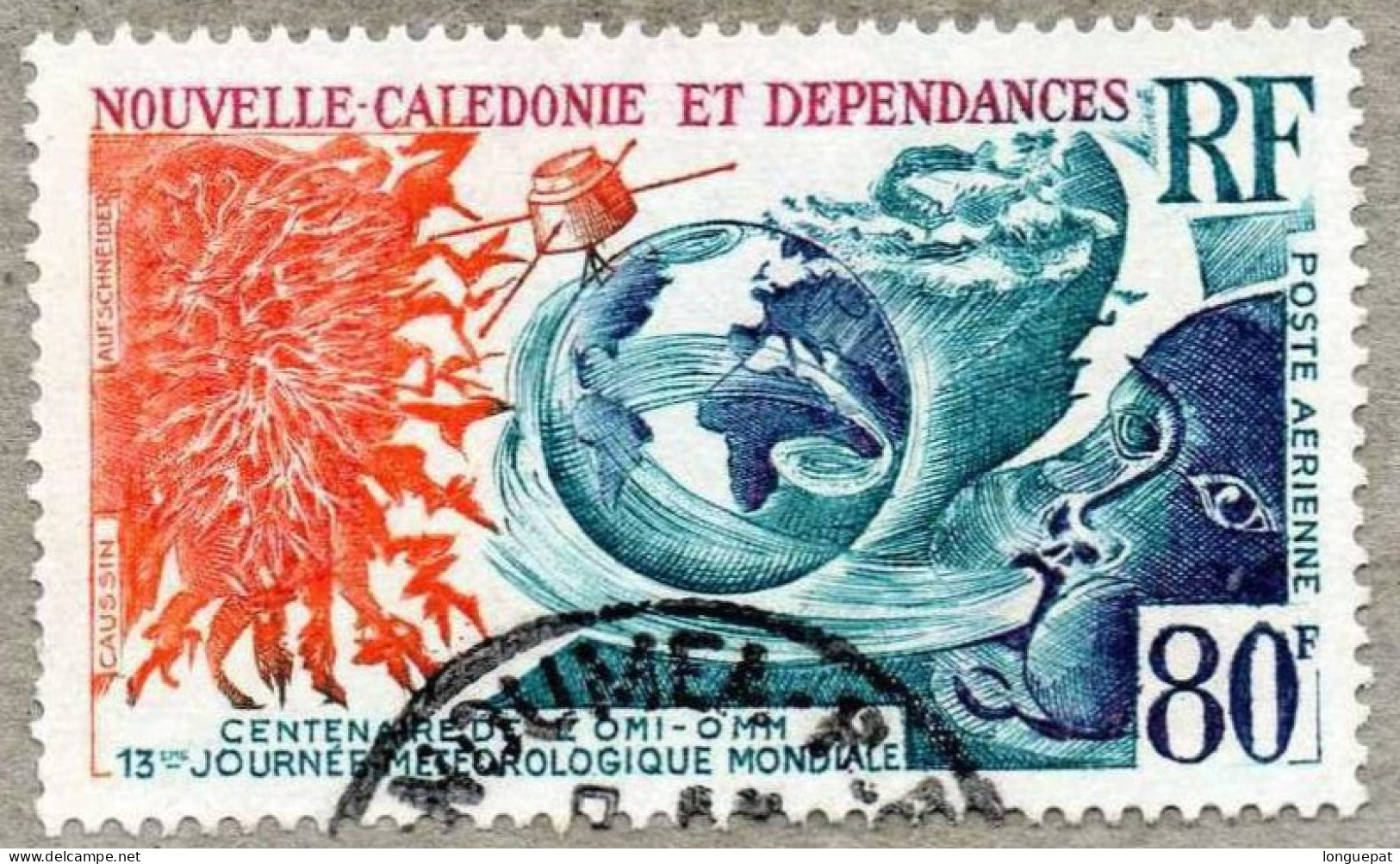 NOUVELLE-CALEDONIE  :   Journée De La Météorologie - Used Stamps