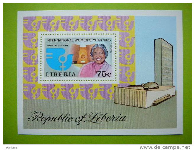 Liberia 1975 International Women´s Day S/s ** MNH - Moederdag