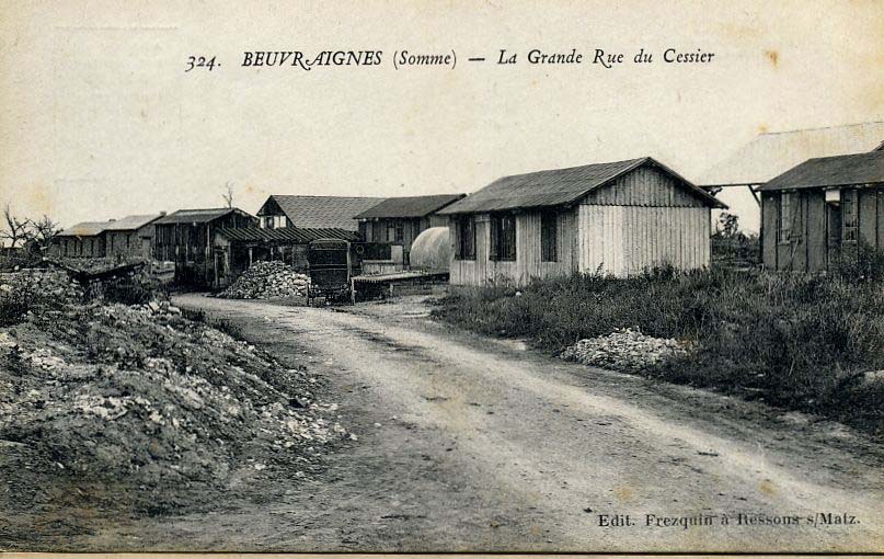 80 - BEUVRAIGNES - La Grande Rue Du Cessier - Beuvraignes