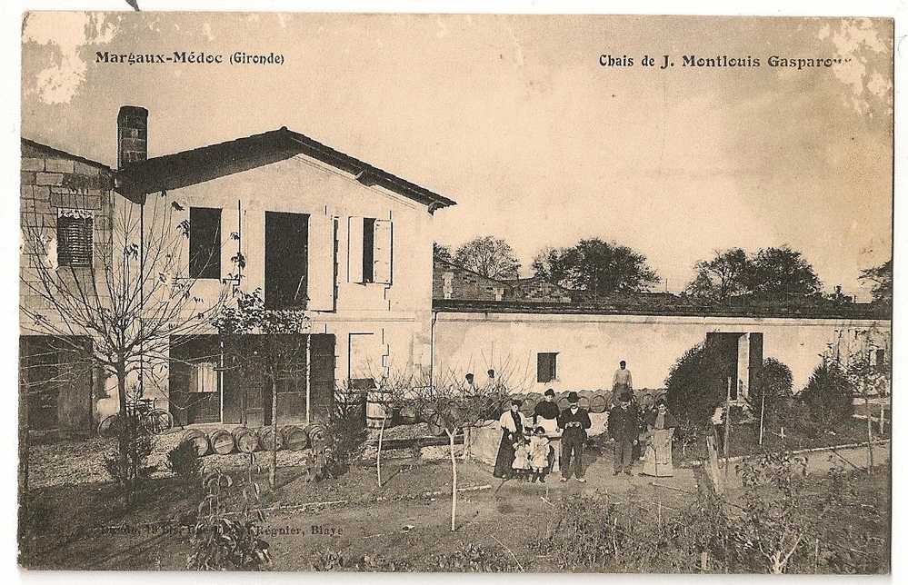 GIRONDE 33.MARGAUX MEDOC.CHAIS J.MONTLOUIS - Margaux