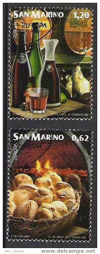 2005 San Marino     Yv 1985-6 Mi. 2192-3 Used - 2005