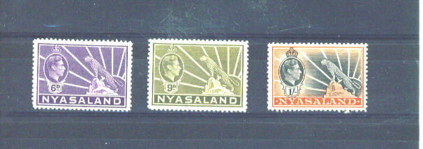NYASALAND -  1938 George VI MM - Nyasaland (1907-1953)