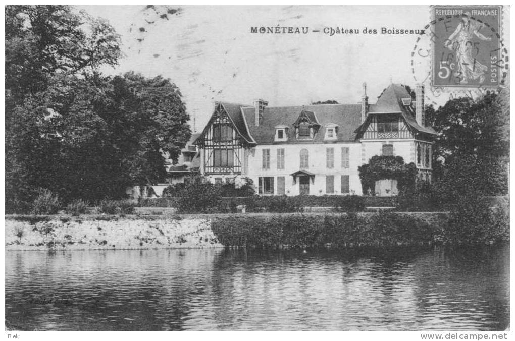 89. Yonne : Moneteau . Le Chateau Des Boisseaux - Moneteau