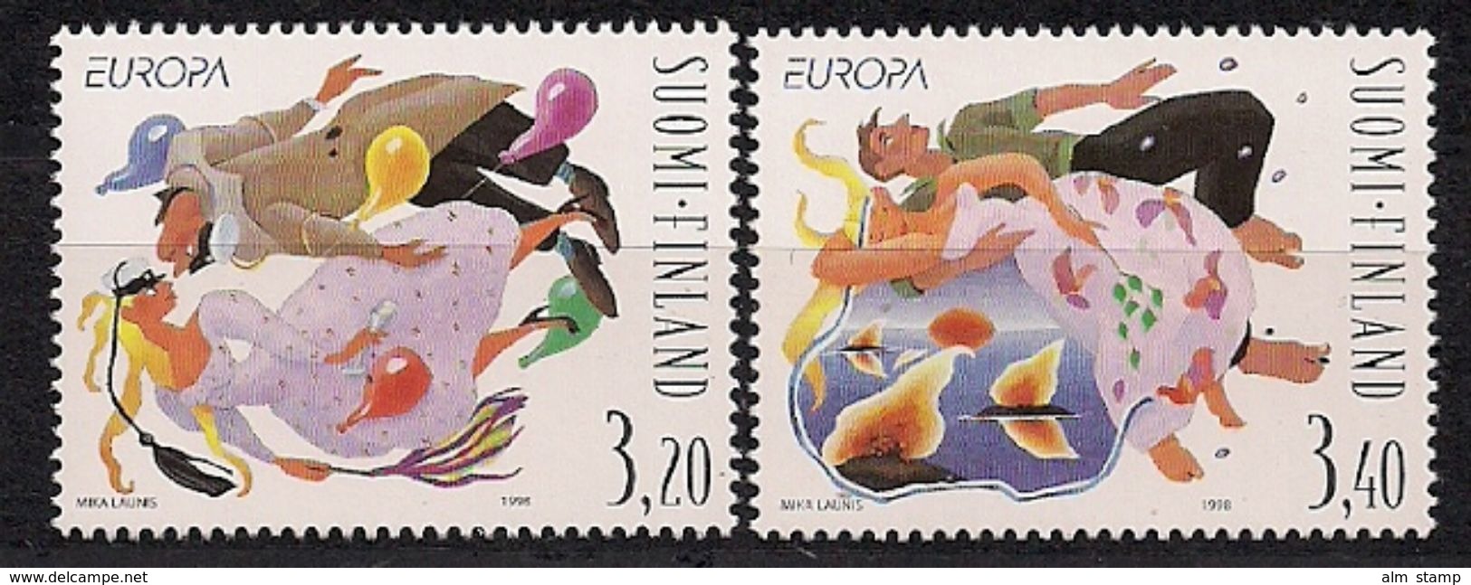 1998  Finnland   Yv. 1398-9  Mi. 1432-3 ** MNH - 1998