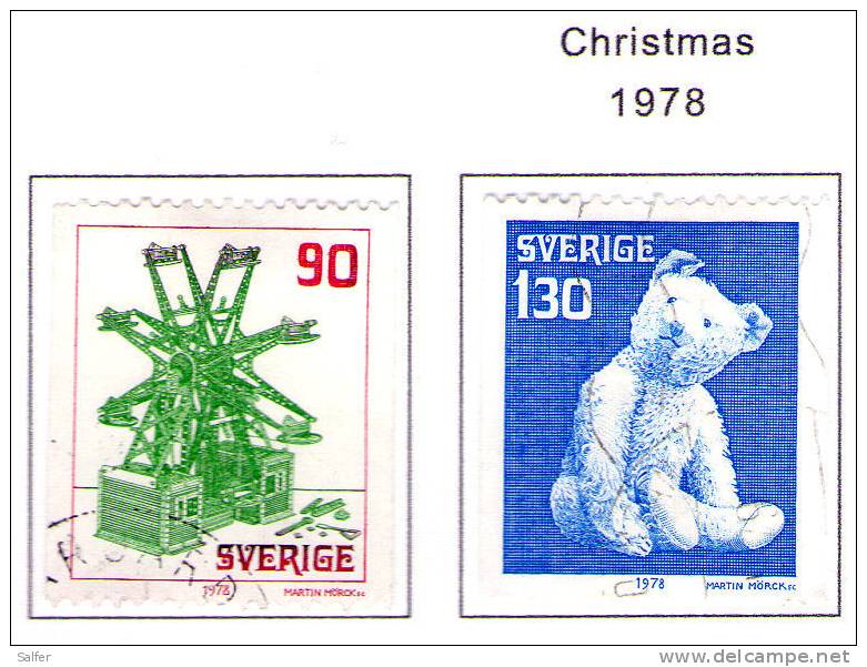 SCHWEDEN / SWEDEN / SVEZIA 1978  Christmas  Gest / Used  / Usati - Oblitérés