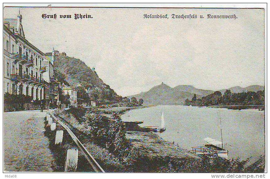 GRUSS VOM RHEIN . DRACHENFELDS. - Drachenfels