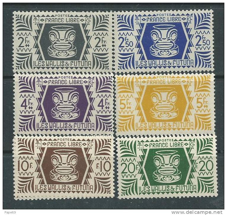 Wallis Et Futuna N° 133 / 46 X Série De Londres Les 14 Valeurs Avec Trace De Charnière Sinon TB - Neufs