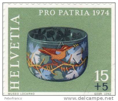 1974 Svizzera - Lavori Archeologici - Oblitérés