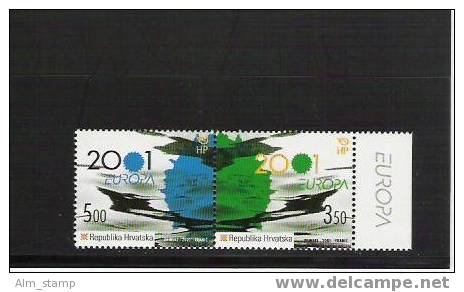 2001 Croatia Kroatien  Mi. 570-1 ** MNH Europa - 2001