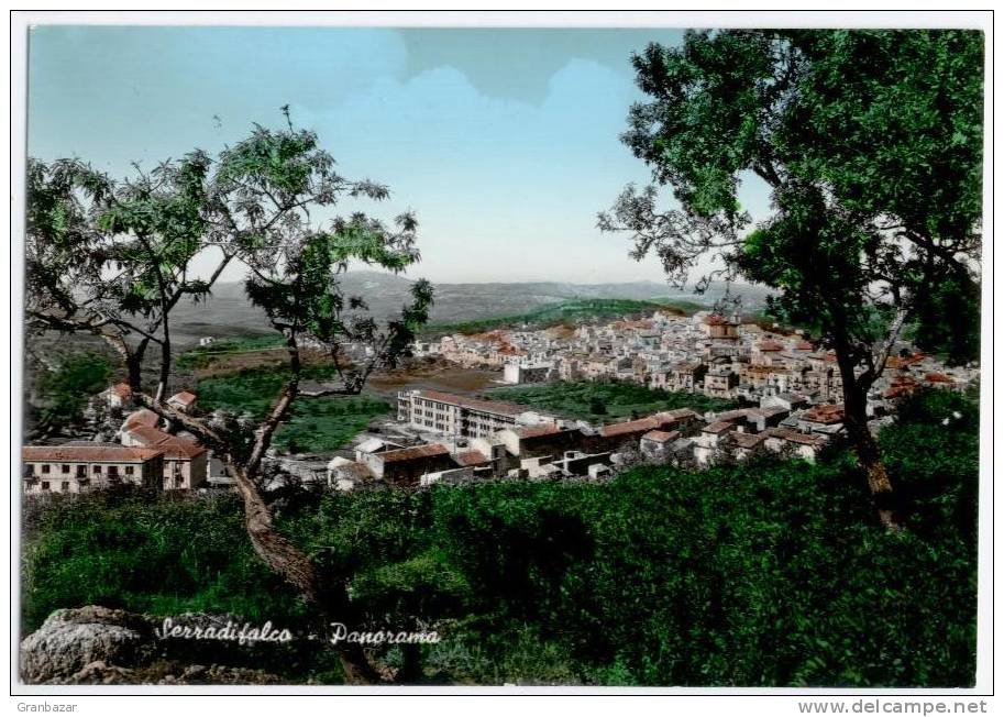 SERRADIFALCO, PANORAMA, VG 1958   **** - Caltanissetta