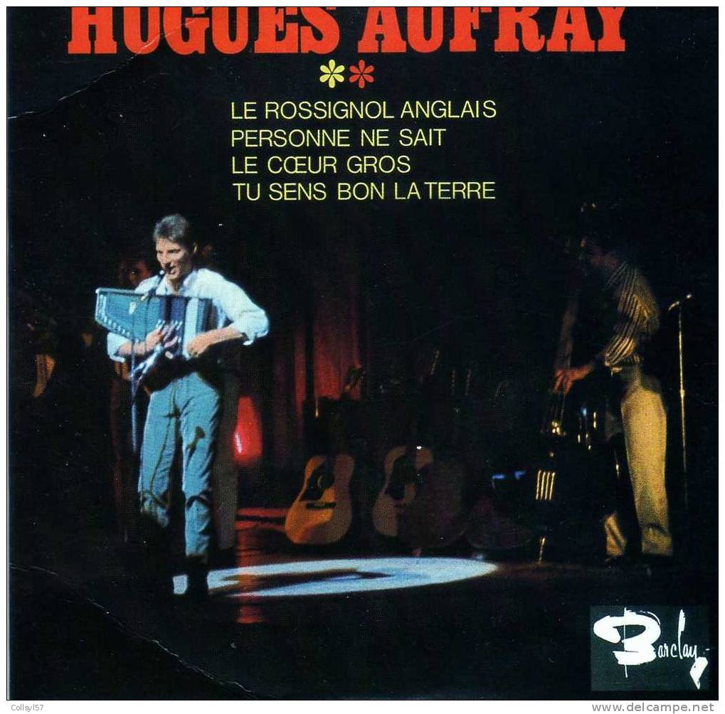 CD 4 Titres HUGUES AUFRAY - Le Rossignol Anglais - Country & Folk