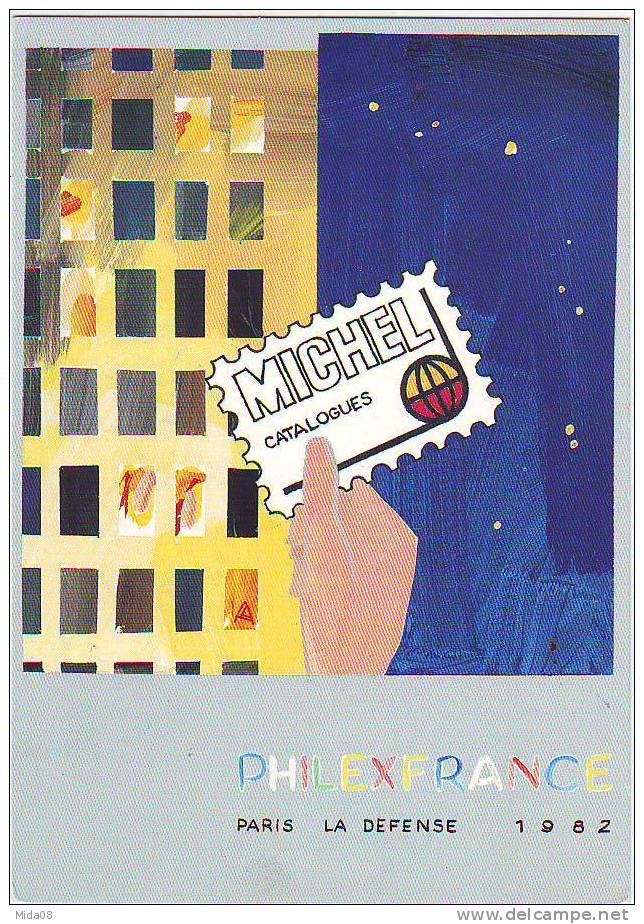 PHILEXFRANCE PARIS LA DEFENSE 1982. 11.21 JUIN 1982.CATALOGUE MICHEL - Collector Fairs & Bourses