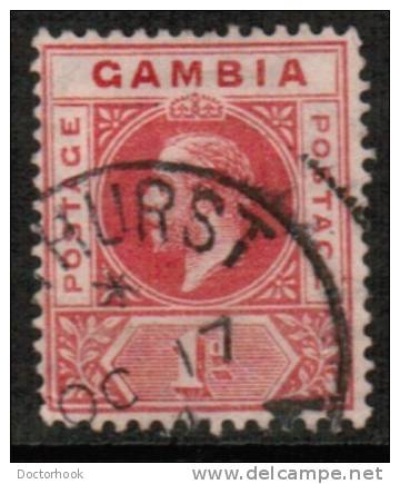 GAMBIA   Scott #  71  F-VF USED - Gambia (...-1964)