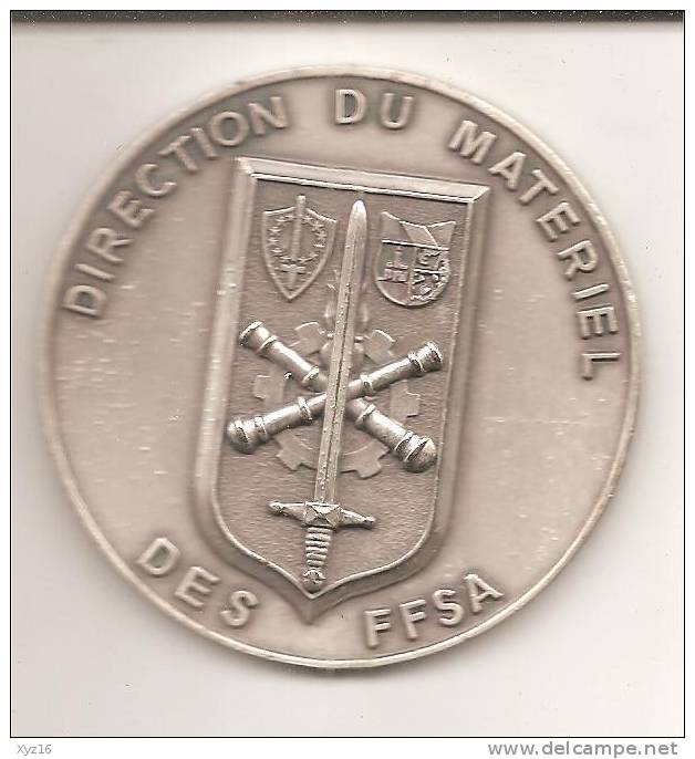 Médaille  De Table DIRECTION DU MATERIEL DES FFSA - France