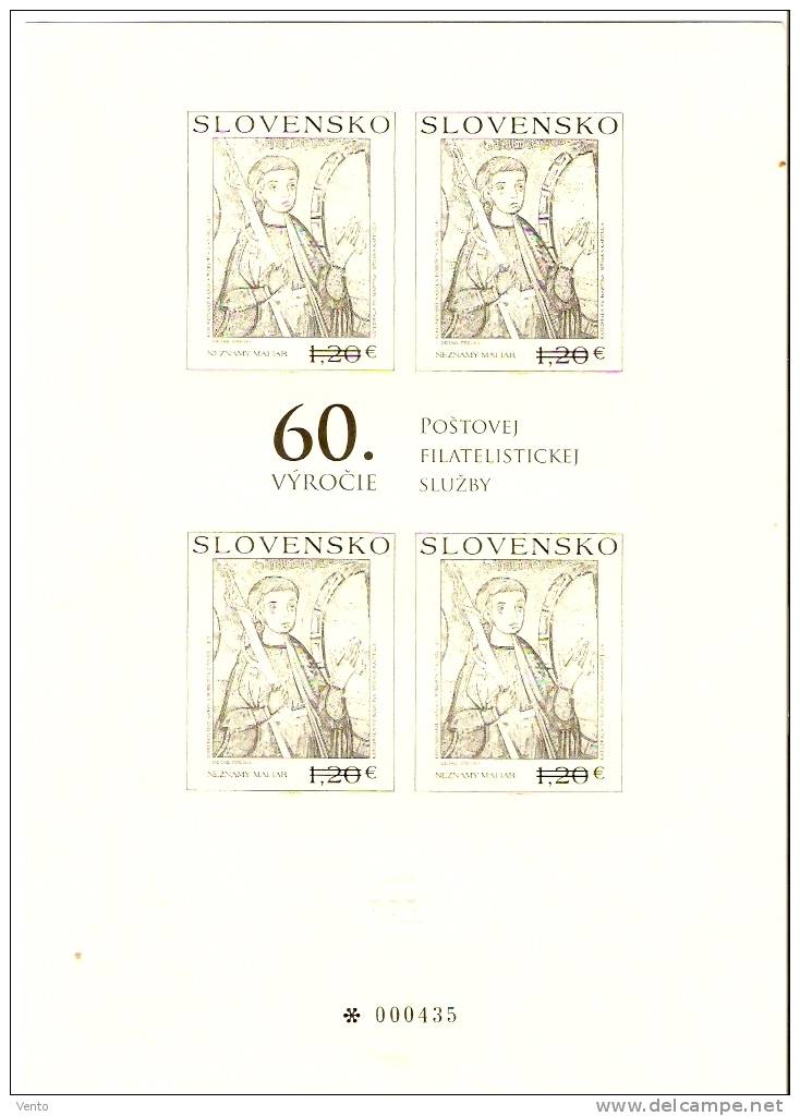 Slovakia 2010 Pofis 486  Blackprint Pofis 60th Anniversary, Rare - Briefe U. Dokumente