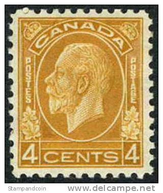 Canada #198 XF Mint Hinged 4c George V From 1932 - Neufs