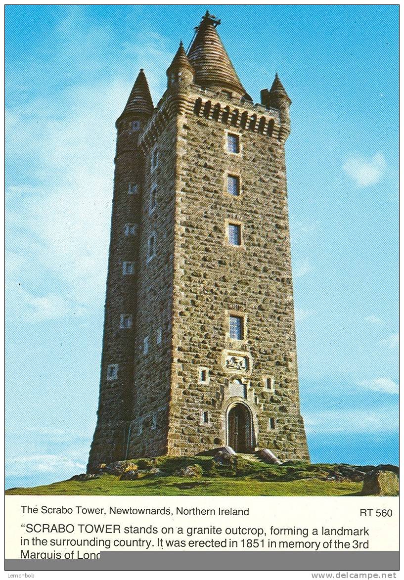 Britain United Kingdom - The Scrabo Tower, Newtownards Northern Ireland Postcard [P1687] - Down