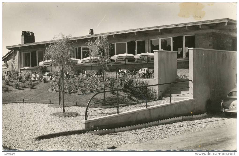 Vers Nemours,le Relais Routier Paris-strasbourg à Perthes,ou On Mange Bien,1959,seine Et Marne - Perthes