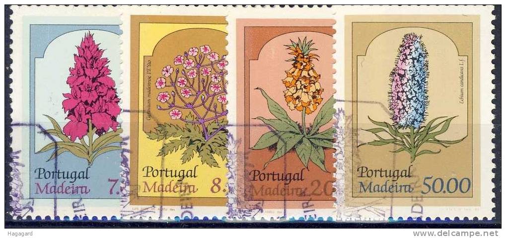 ##Madeira 1981. Flowers. Michel 73-76. Cancelled(o) - Madère