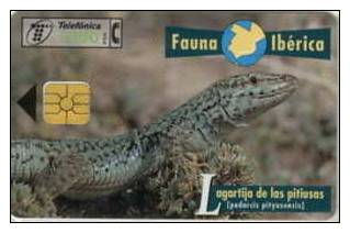 # SPAIN PU153 Lagartija De Las Pitiusas 1000 Orga 07.97 -animal- Tres Bon Etat - Autres & Non Classés