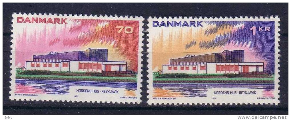 DANEMARK - 1973 - Norden - Yvert 554/555 - Neufs