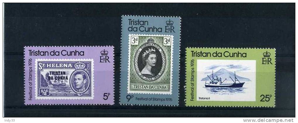 - TRISTAN DA CUNHA 1976 . TIMBRES NEUFS SANS CHARNIERE - Tristan Da Cunha