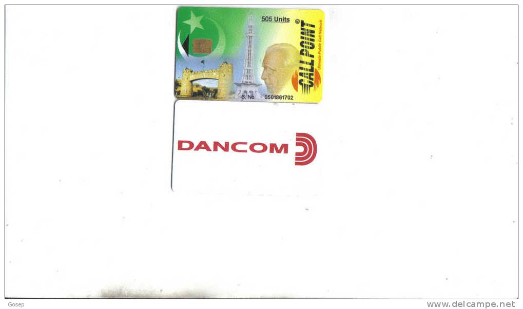 Pakistan-call Point Ultimate Public Call Network 505units-used--(m)+1 Card Prepiad Free - Pakistan