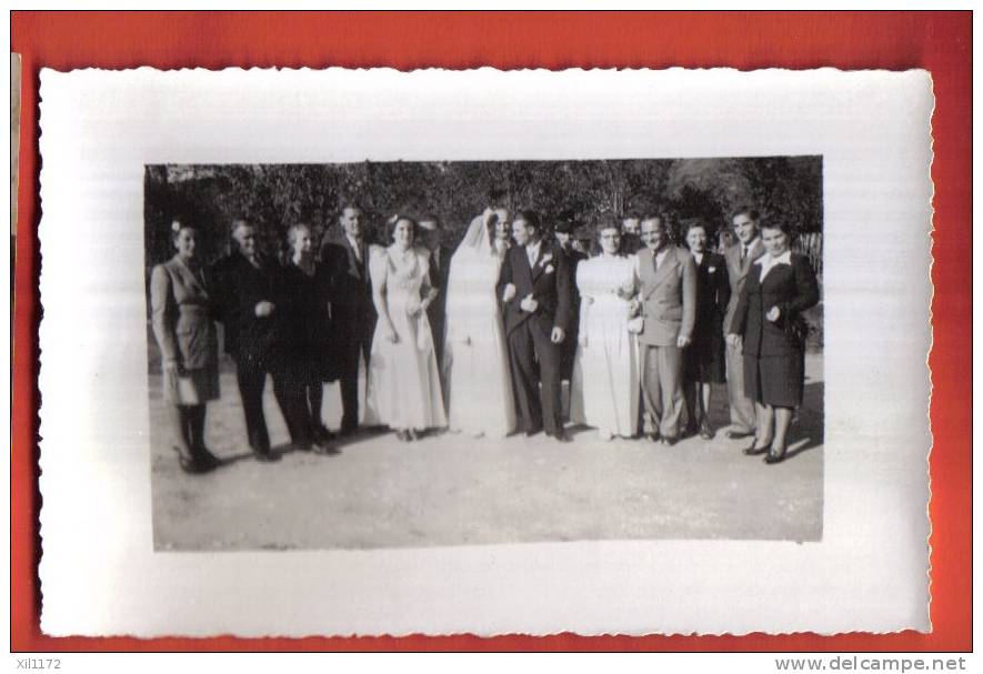 E1247 Carte-Photo Mariage, Hochzeit, Wedding, Matrimonio, Non Circulé. - Huwelijken