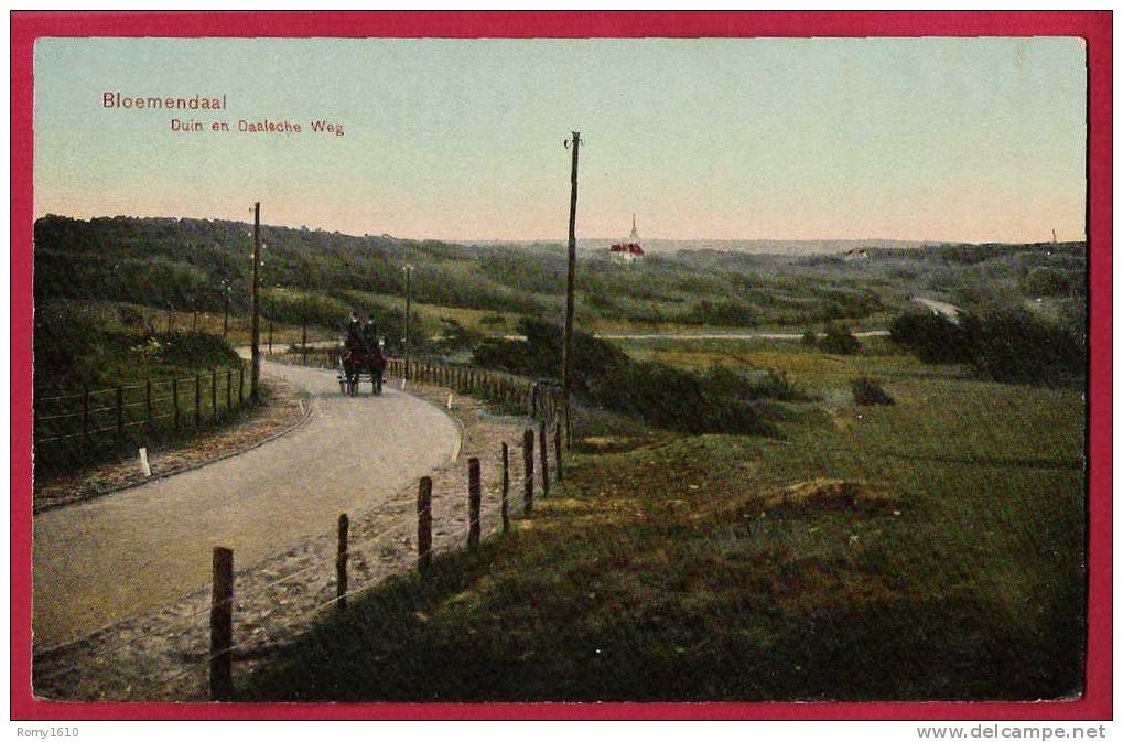 Bloemendaal -Duin En Daalsche Weg. Attelage. - Bloemendaal