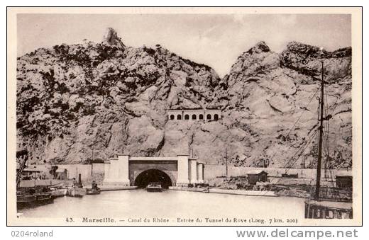 Marseille - Canal Du Rhône - Entrée Du Tunnel Du Rove  : Achat Immédiat - L'Estaque