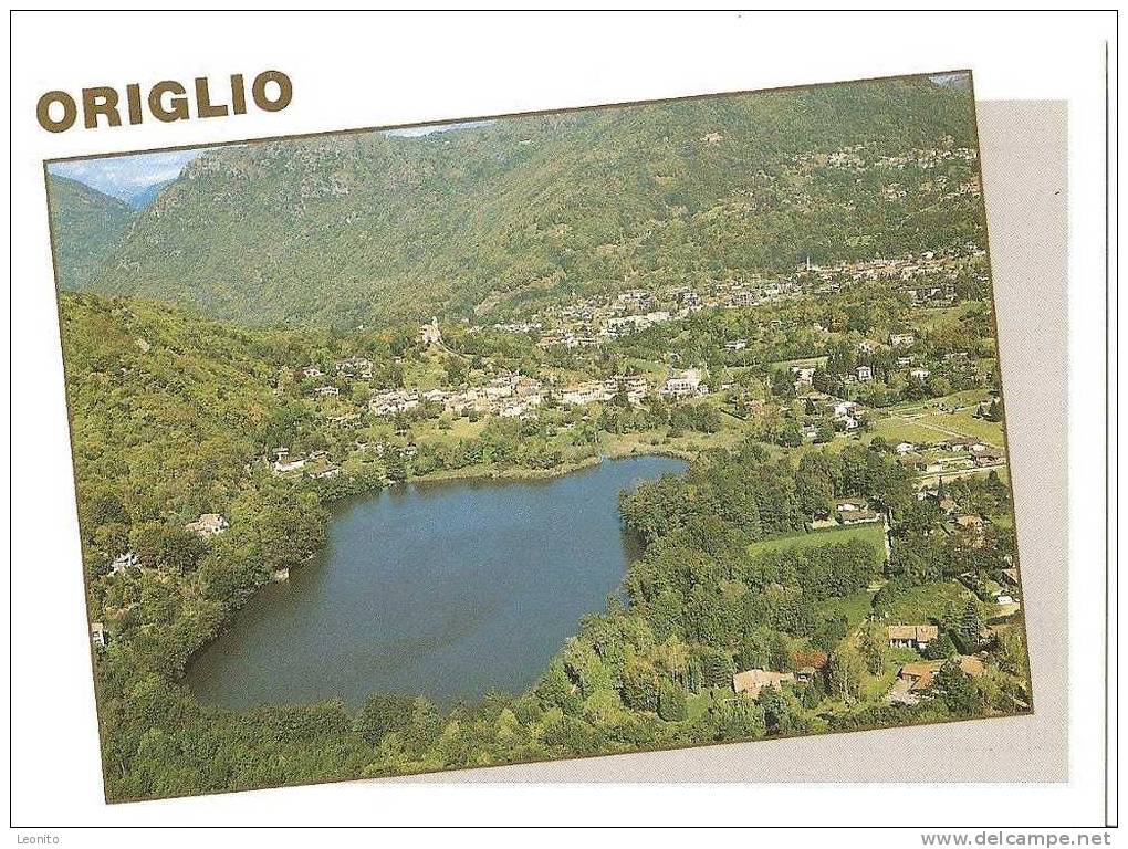 Origlio Lago D´Origlia In Fondo Ponte Capriasca E Bioggio 2004 - Capriasca