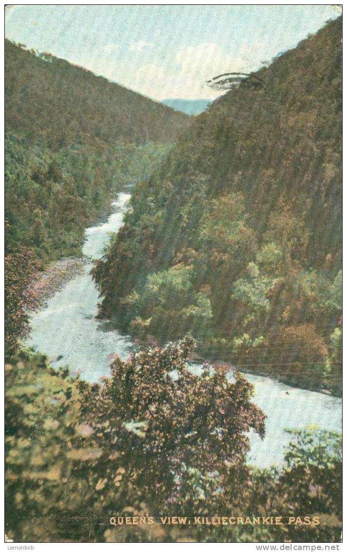 Britain United Kingdom - Queen's View, Killiecrankie Pass - 1906 Used Postcard [P1831] - Perthshire